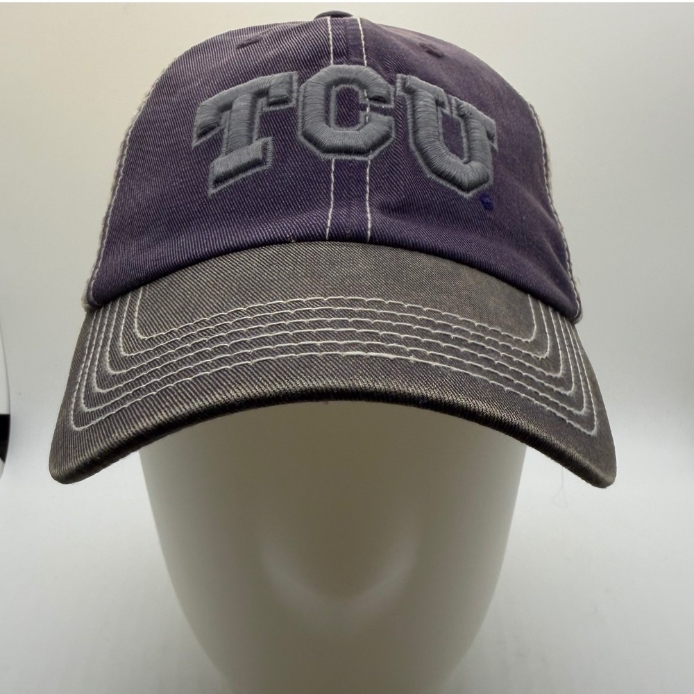 Top of the World TCU Horned Frogs Trucker Hat Purple Tan Snapback Cap
